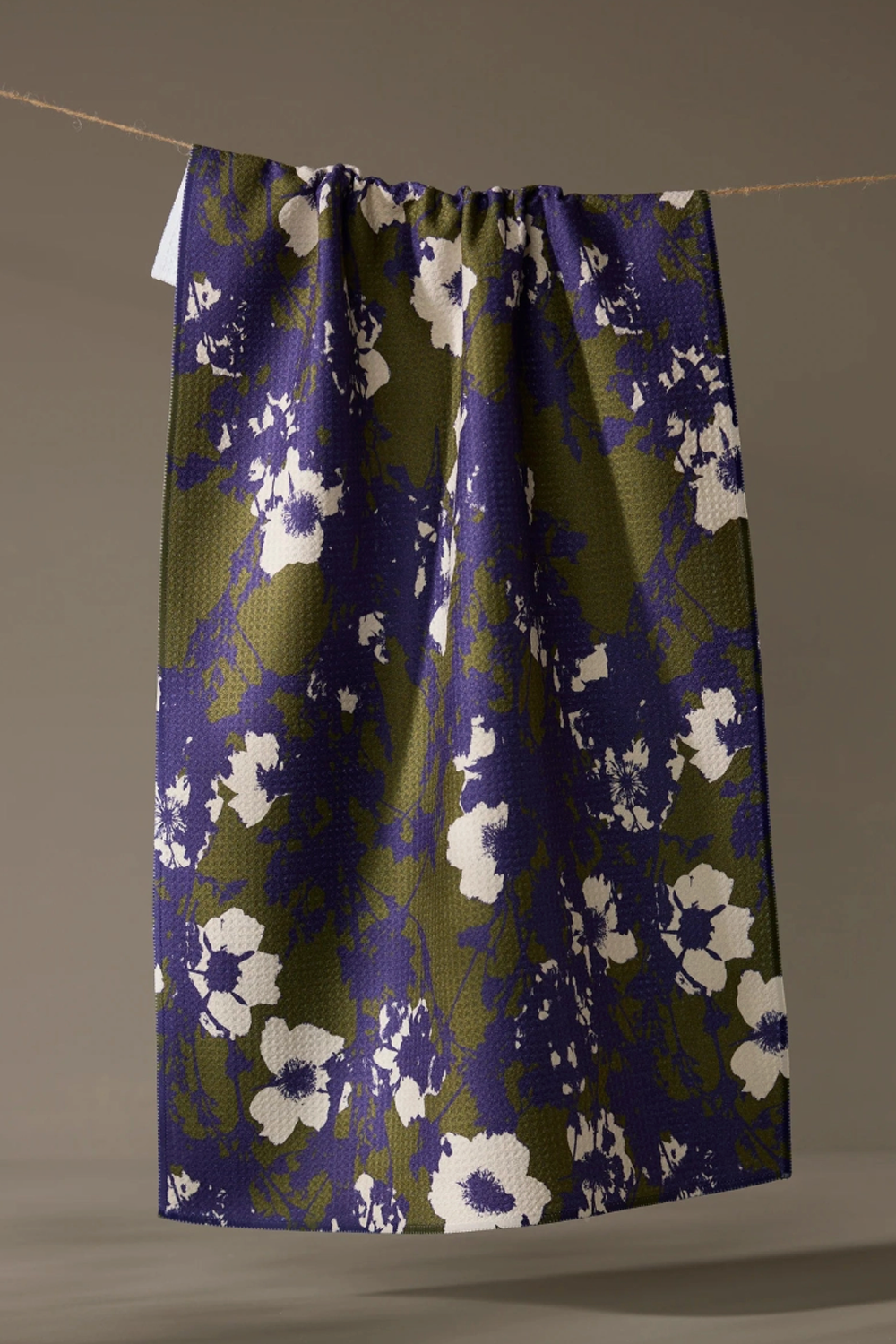 Geometry Kitchen Tea Towel - Oliveberry