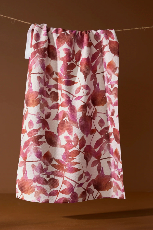 Geometry Kitchen Tea Towel - Watercolor Dreaming