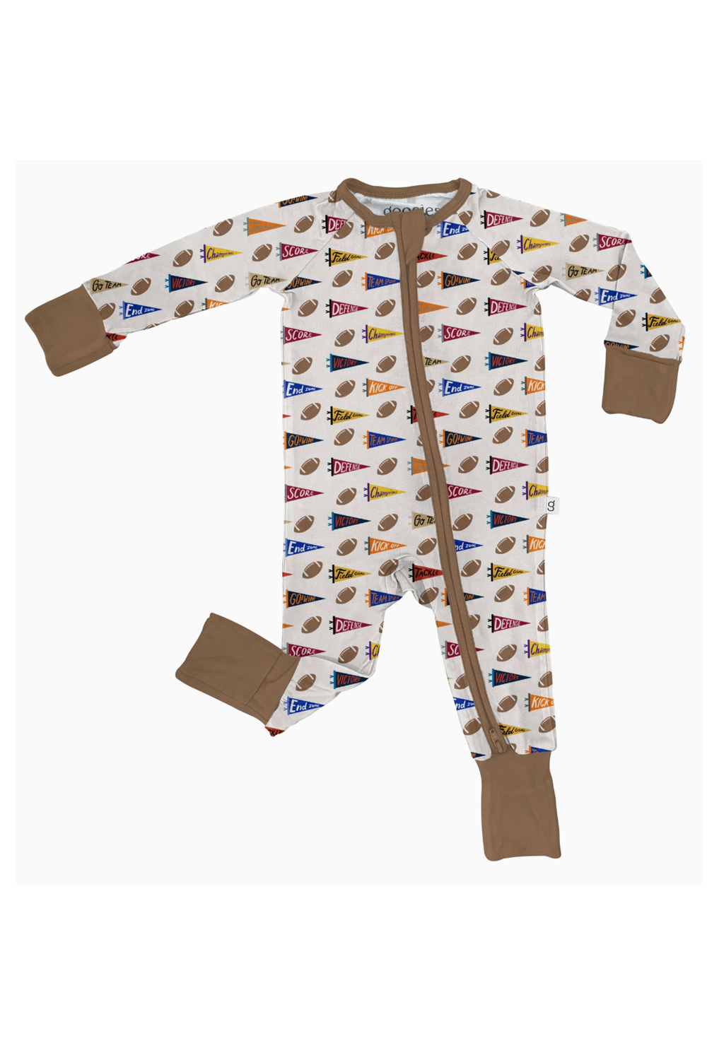 Goosie Zip PJ - Varsity Football Flags