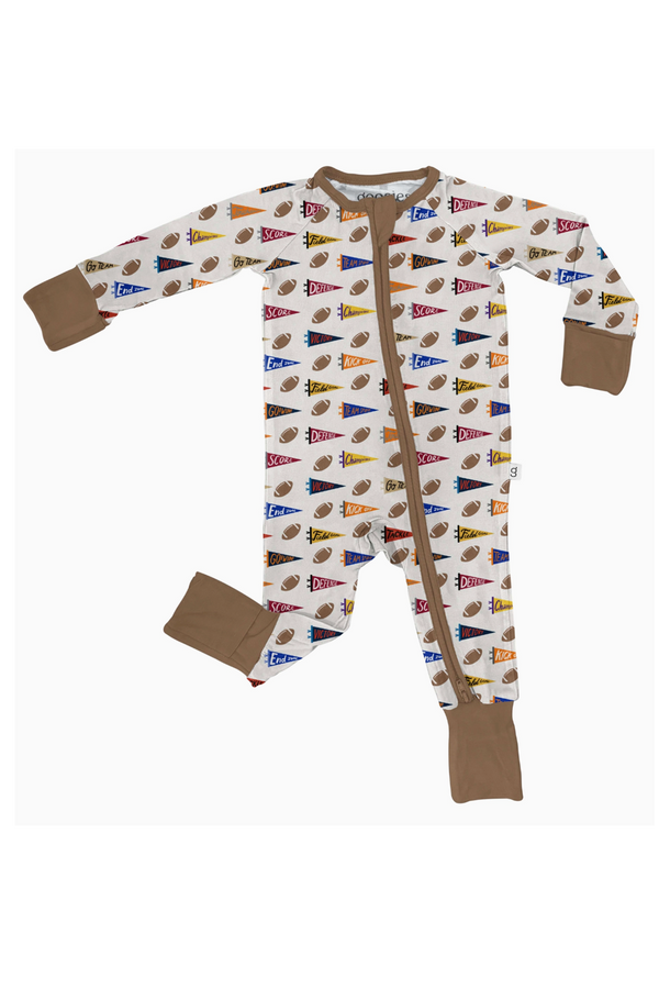 Goosie Zip PJ - Varsity Football Flags