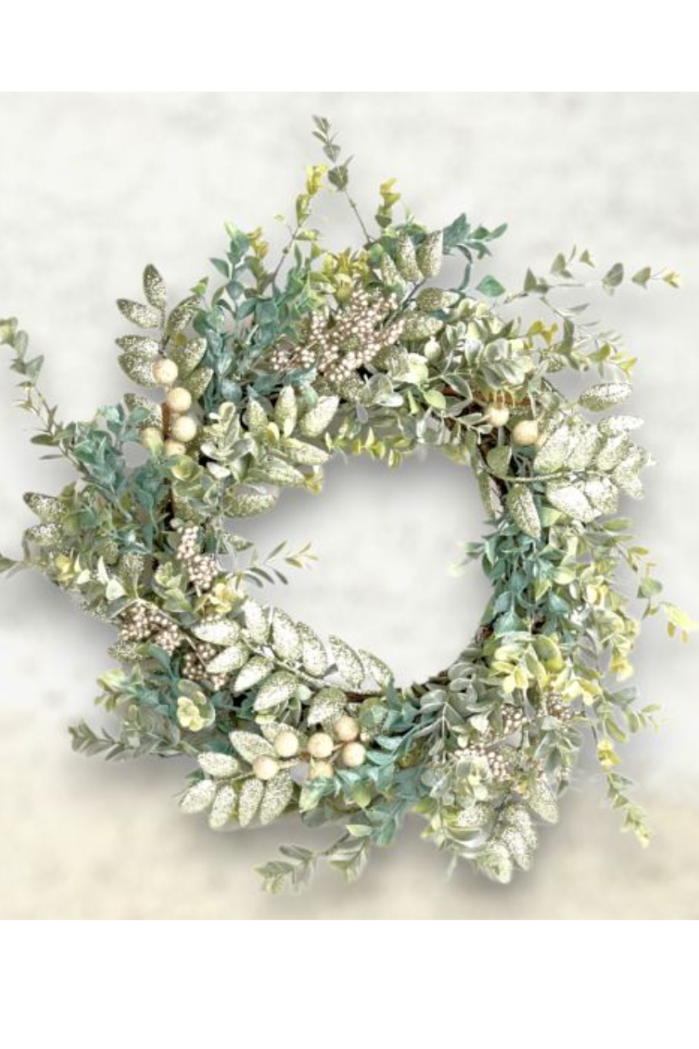 Winter Floral Wreath