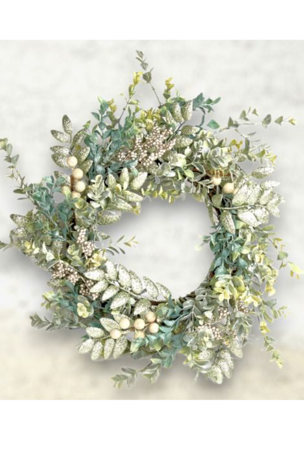 Winter Floral Wreath