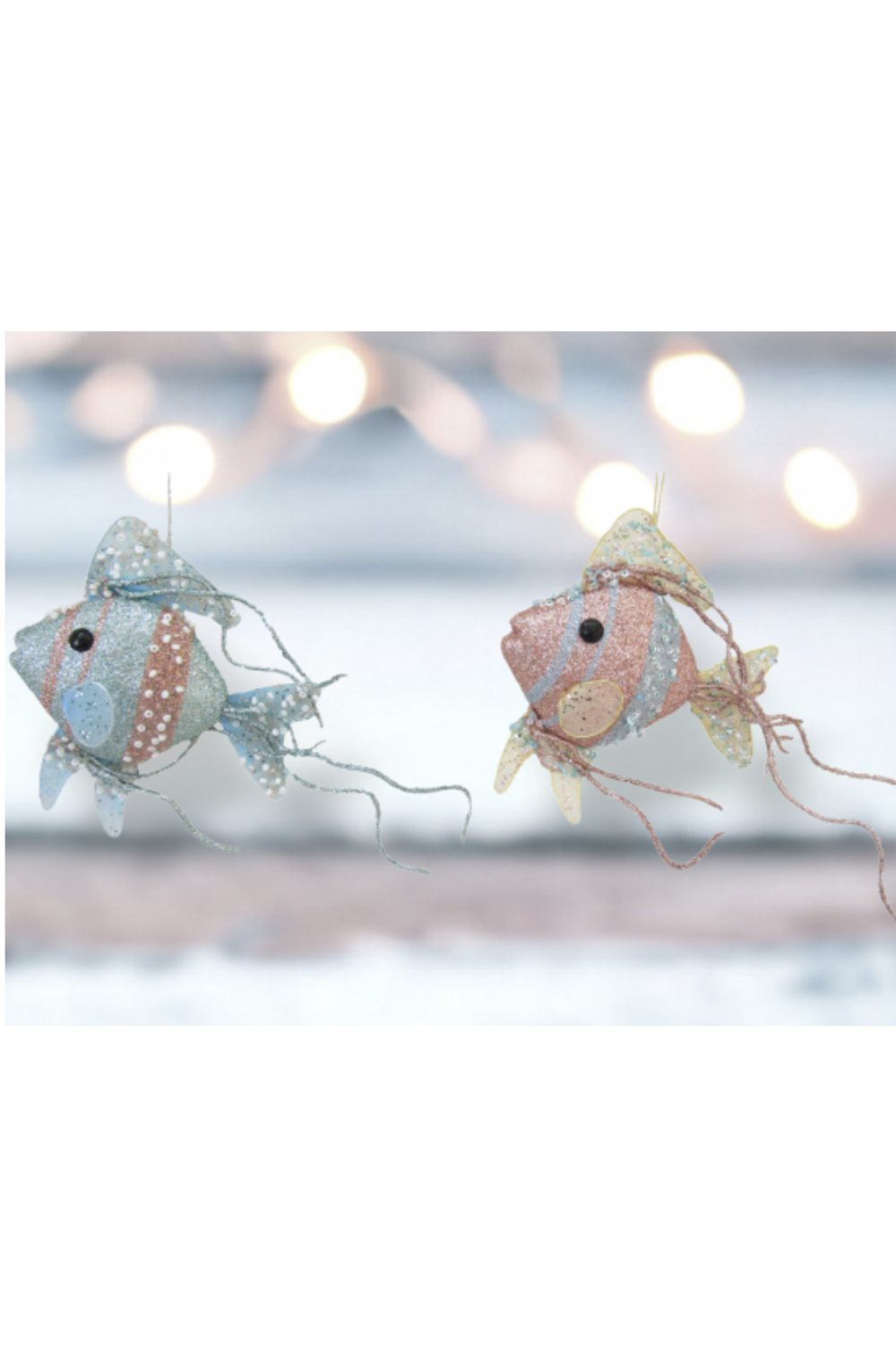 Funky Ornament - Sequin Pastel Fish