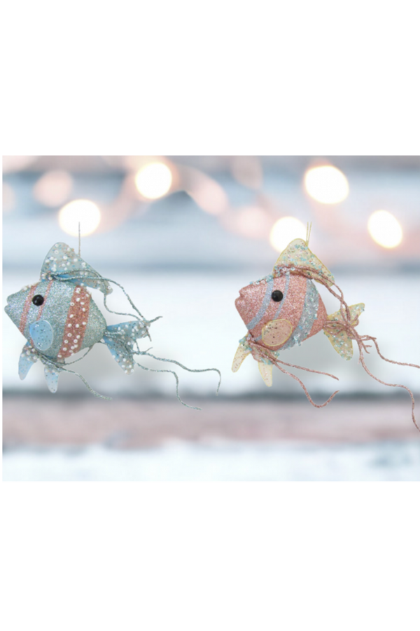 Funky Ornament - Sequin Pastel Fish
