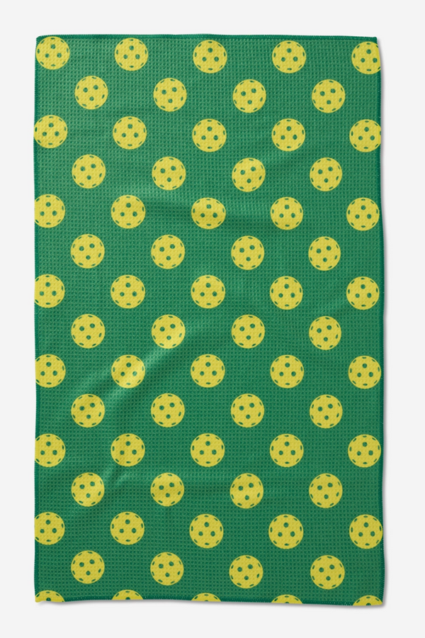 Geometry Kitchen Tea Towel - Pickleball