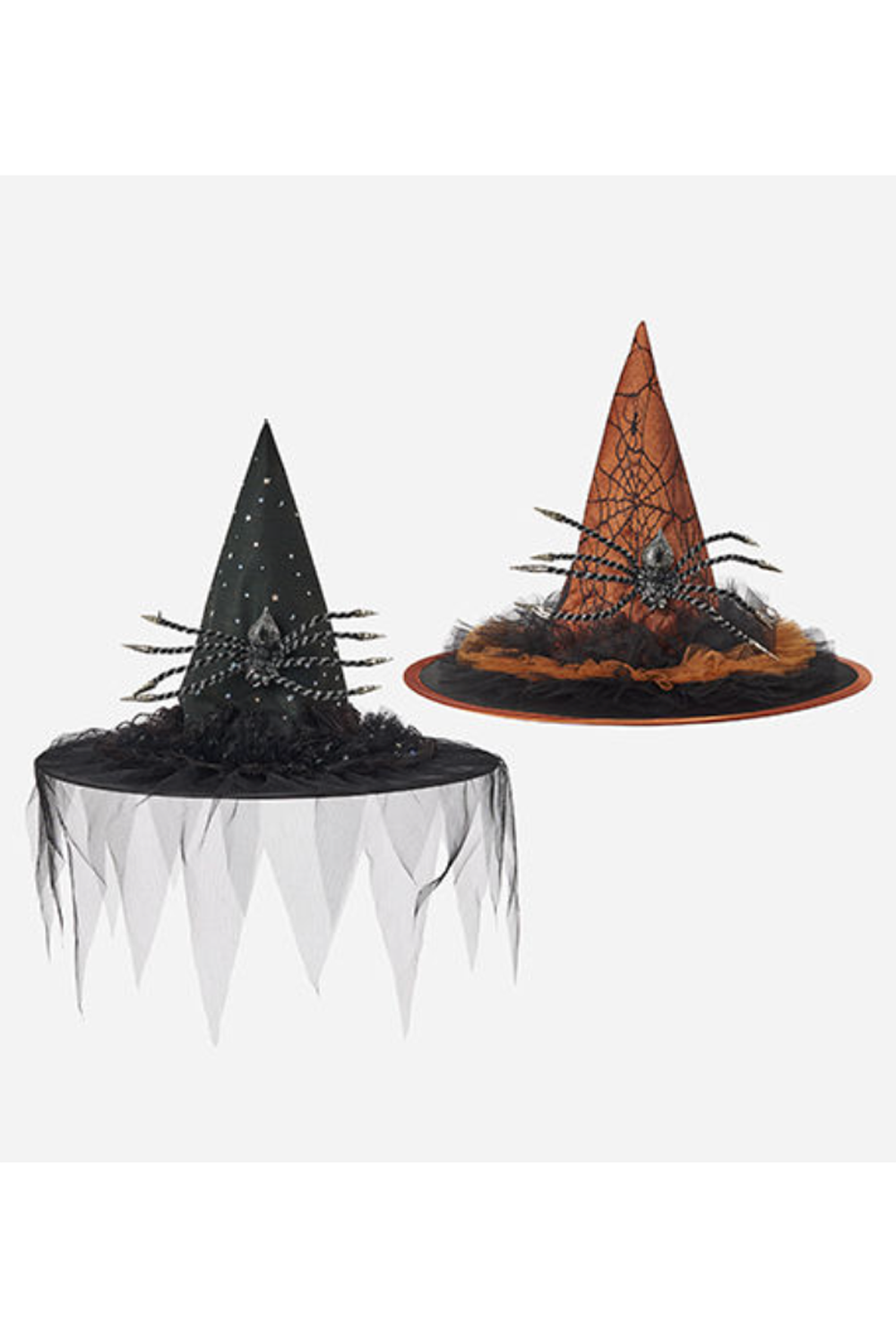 Glitzy Spider Witch Hat