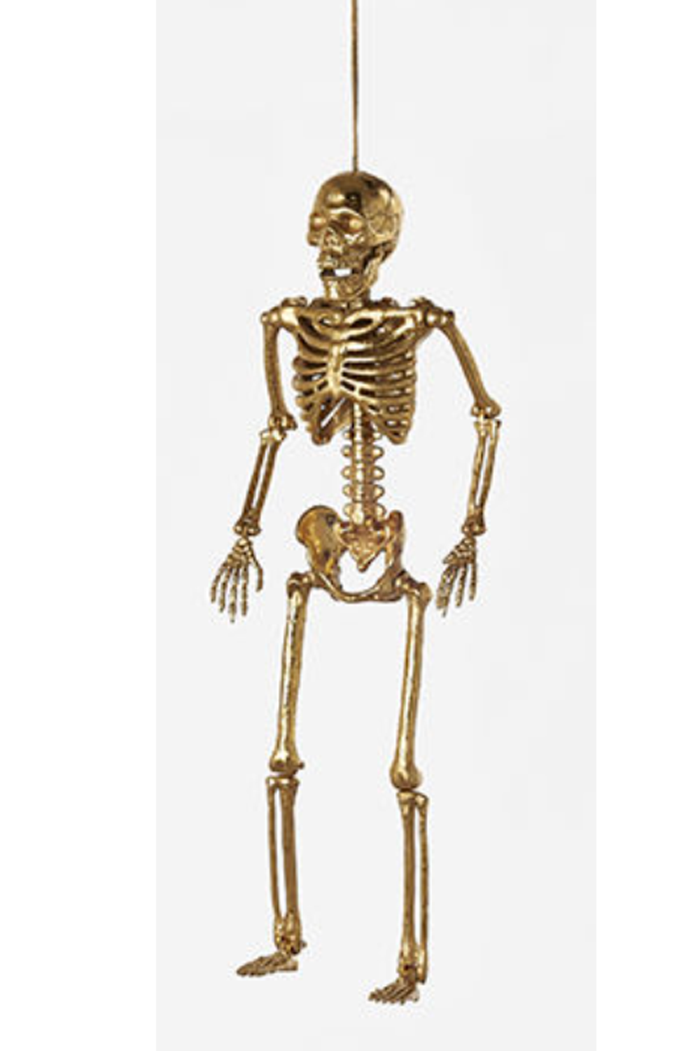 Hanging Gold Skeleton Figure