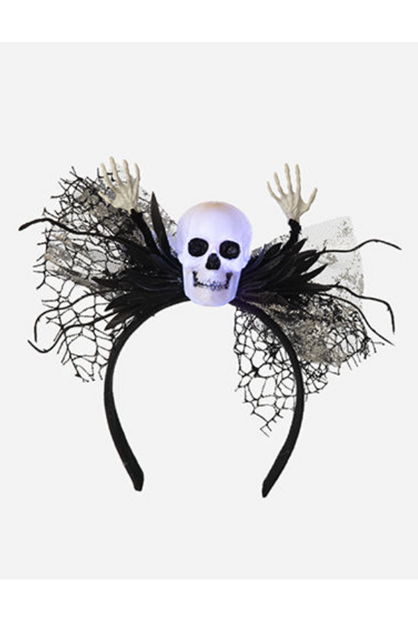 Lit Skull Headband