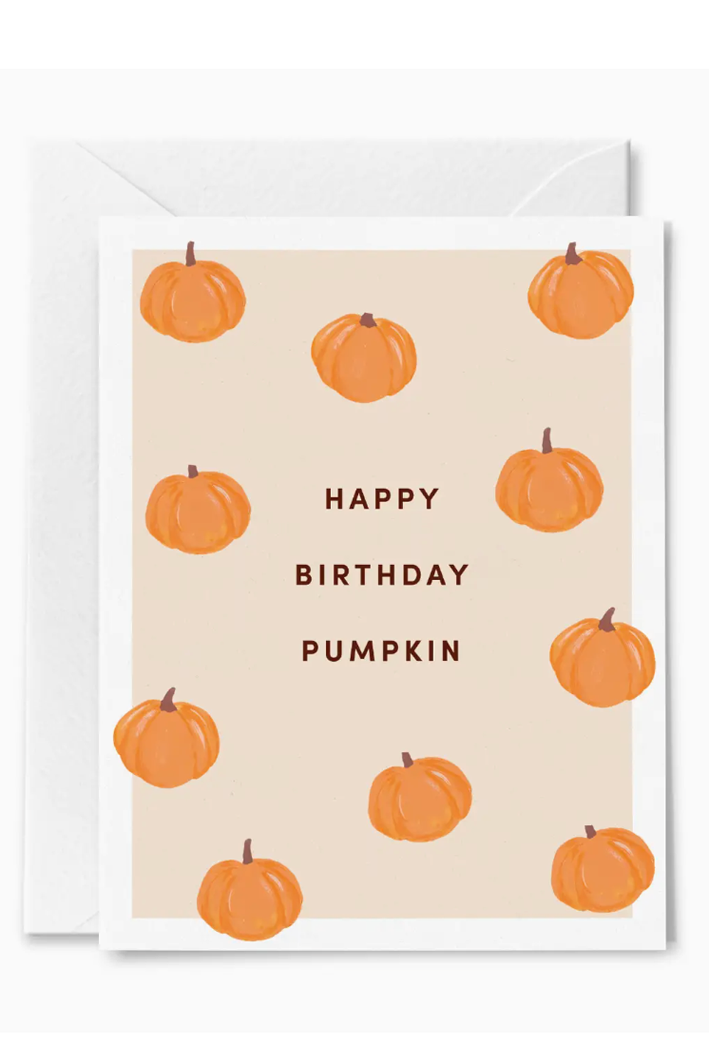 JPM Birthday Greeting Card - Pumpkin