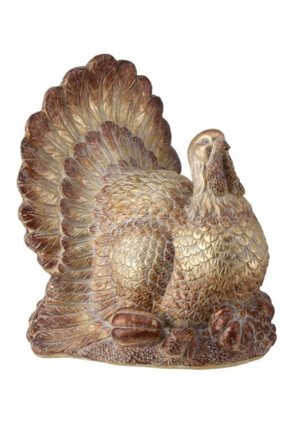 Resin Harvest Turkey Figure
