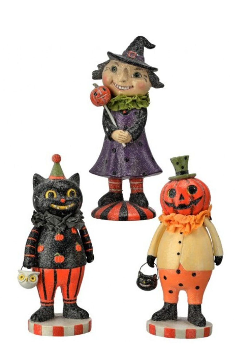 Retro Resin Halloween Character Figures