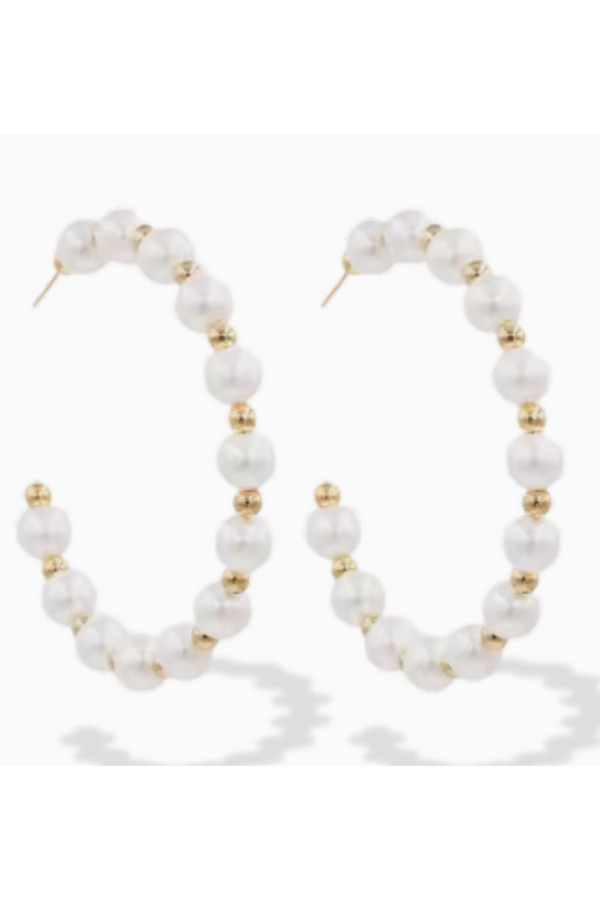 FH Earring -  To Be Loved Pearl and Gold