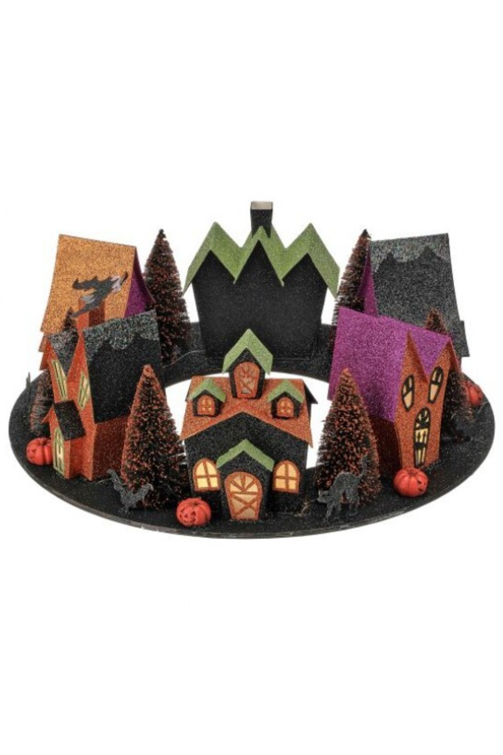 Round Spooky Village Figure