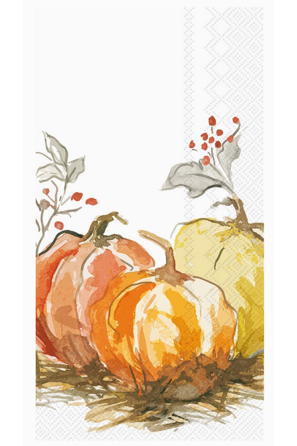Guest Napkin Pack - Painted Pumpkin