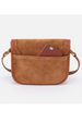 Kiva Small Crossbody Purse - Suede Hide Oak Barrel