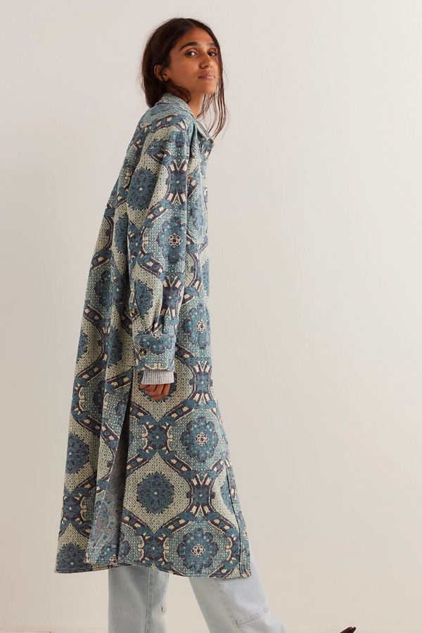 FP Brick Lane Jacquard Jacket - Blue Combo