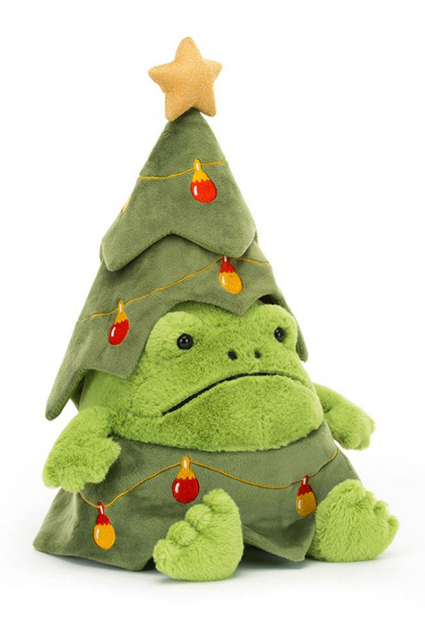 JELLYCAT Ricky Rain Frog Christmas Tree