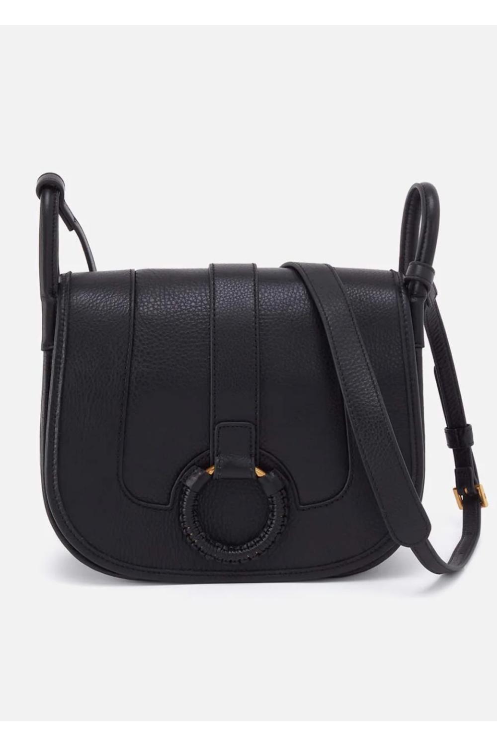 Kiva Large Crossbody Purse - Velvet Hide Black