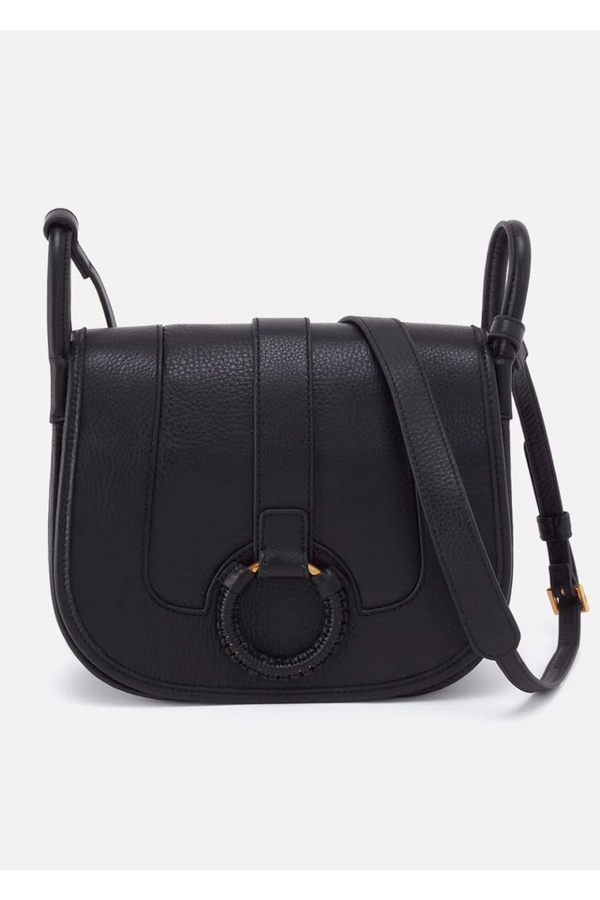 Kiva Large Crossbody Purse - Velvet Hide Black