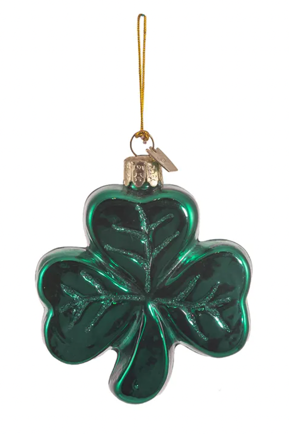 Glass Ornament - Dark Shamrock