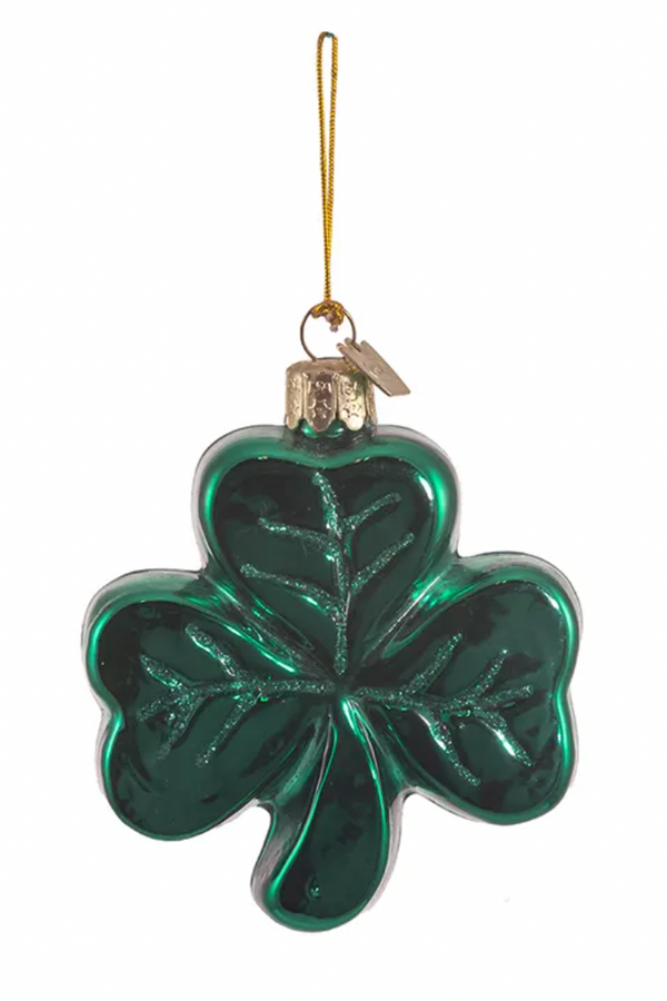 Glass Ornament - Dark Shamrock