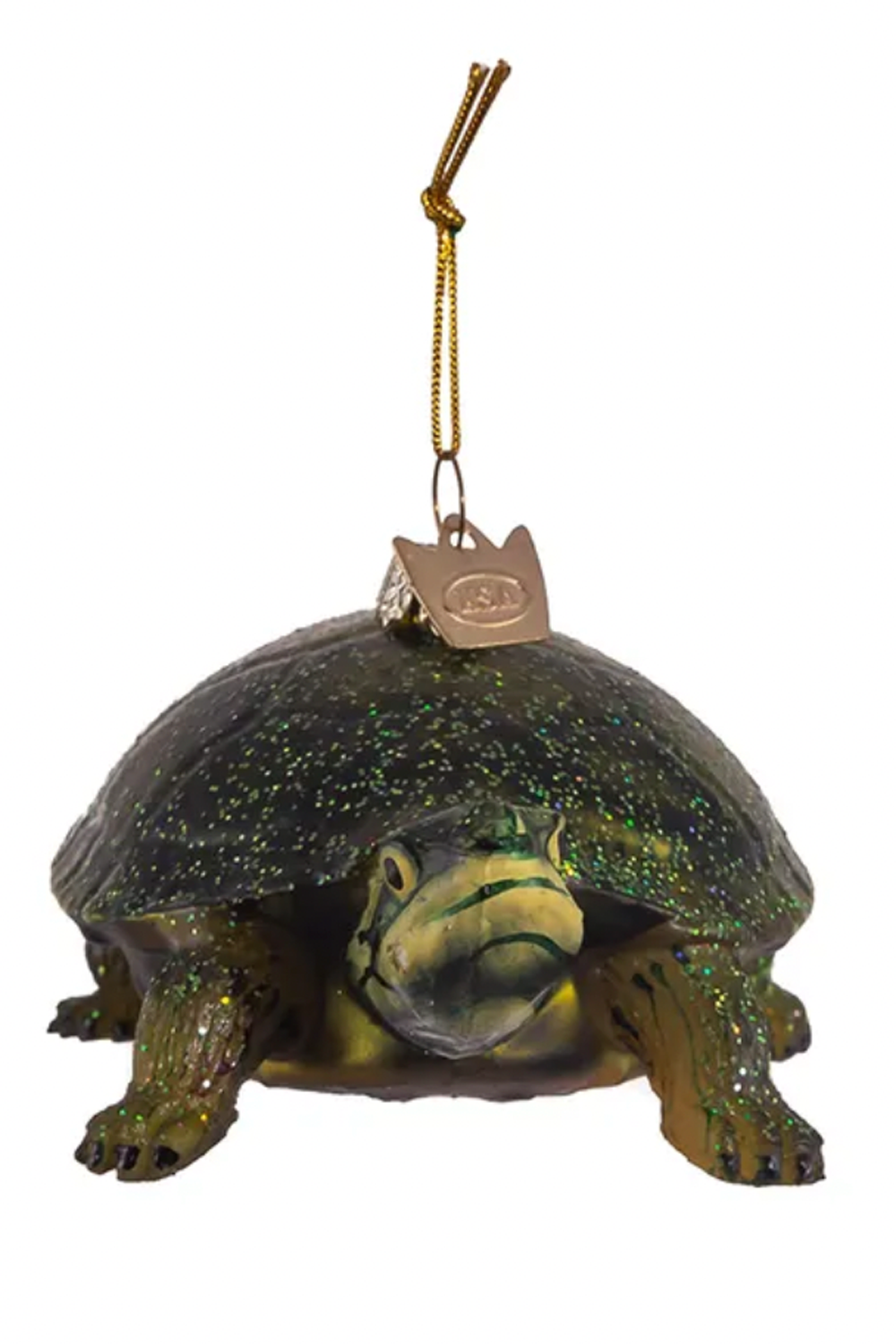 Glass Ornament - Land Turtle