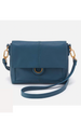 Austin Flap Crossbody Bag - Velvet Hide Peacock
