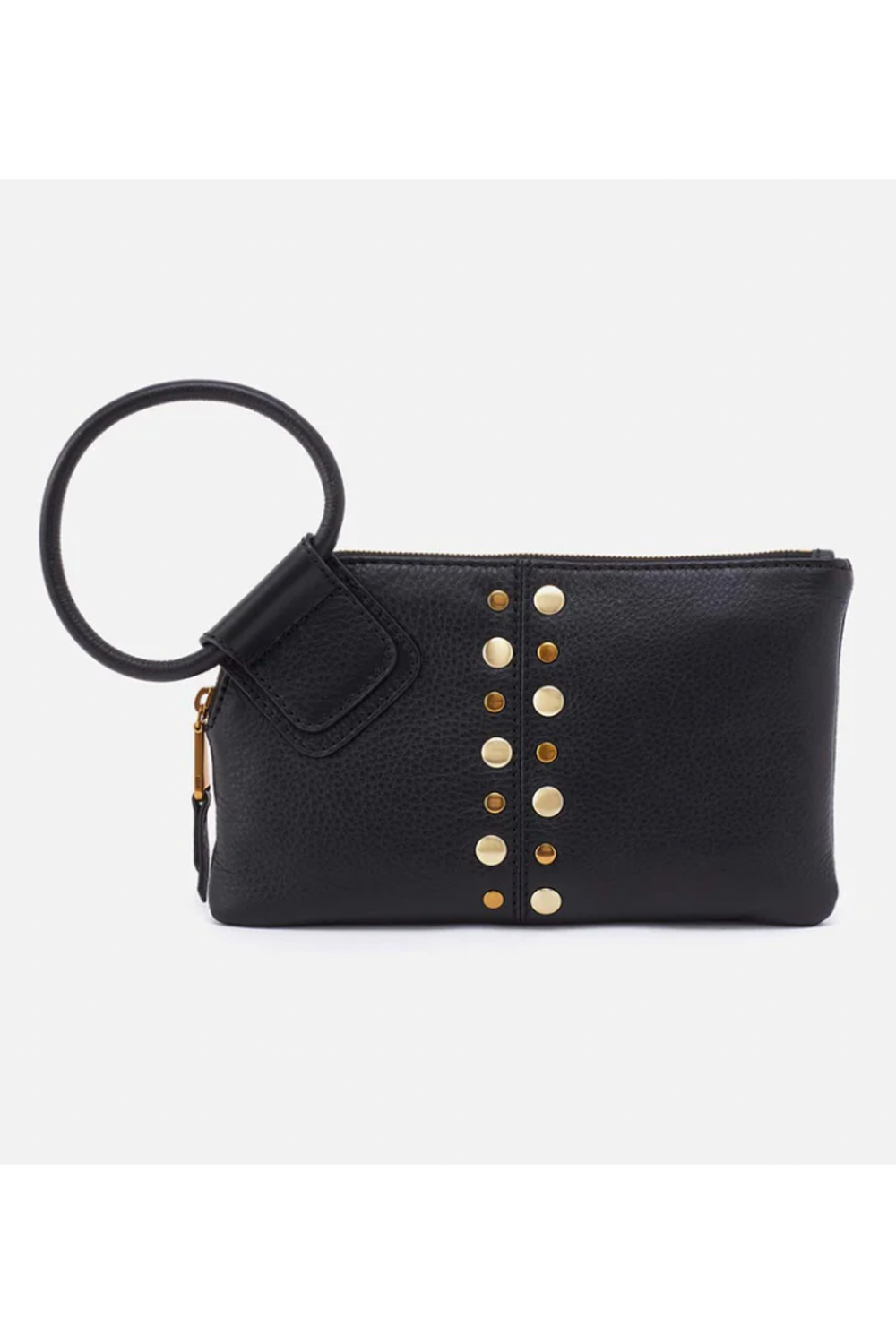 Sable Wristlet - Velvet Hide Black Center Studs