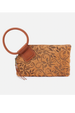Sable Wristlet - Hair on Hide Embroidered Harvest Wheat