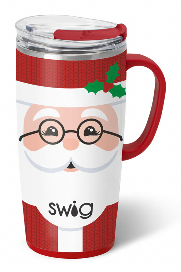 TALL Modern Coffee Mug - Mr Claus