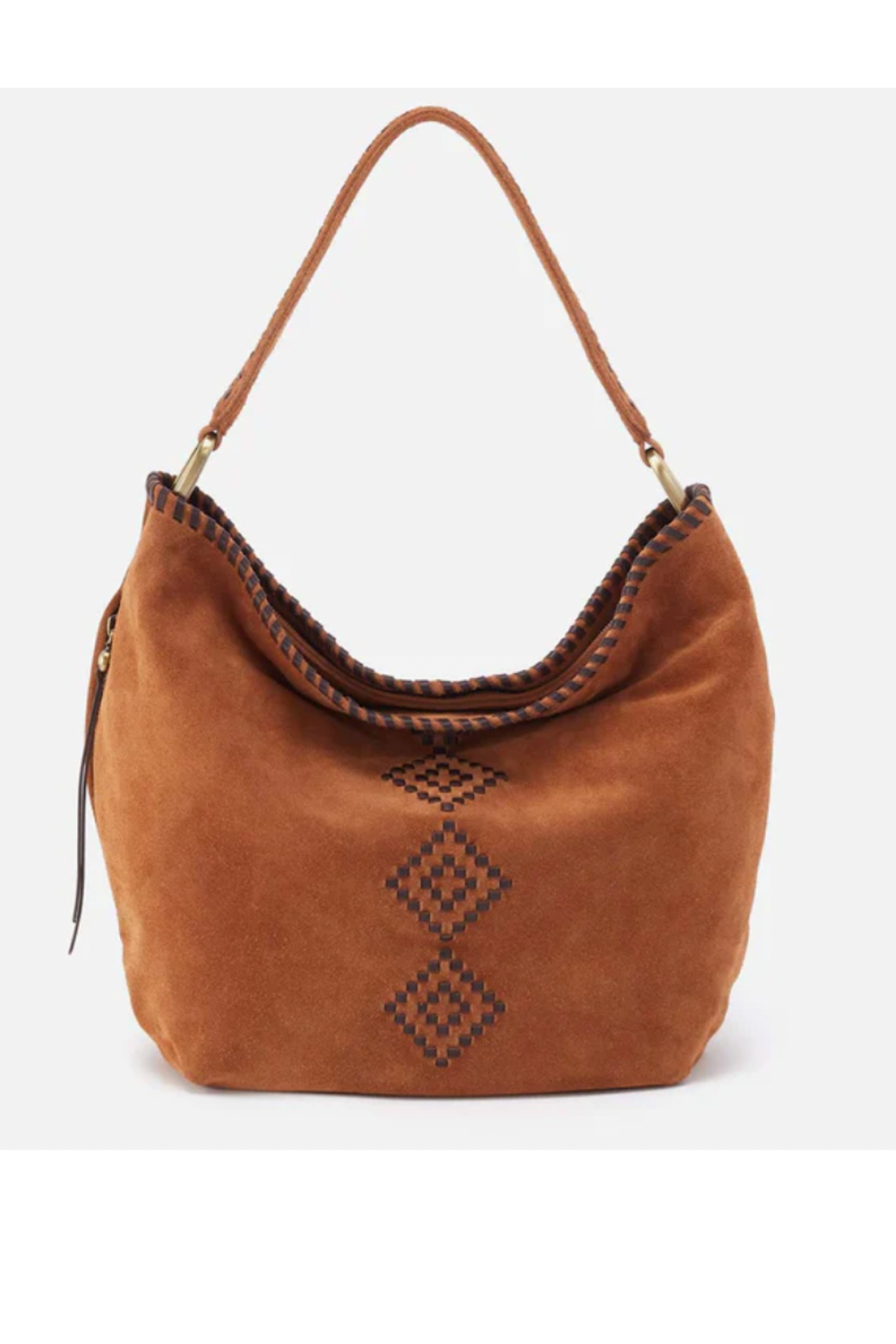 Harley Hobo Tote - Suede Hide Oak Barrel