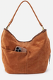 Harley Hobo Tote - Suede Hide Oak Barrel
