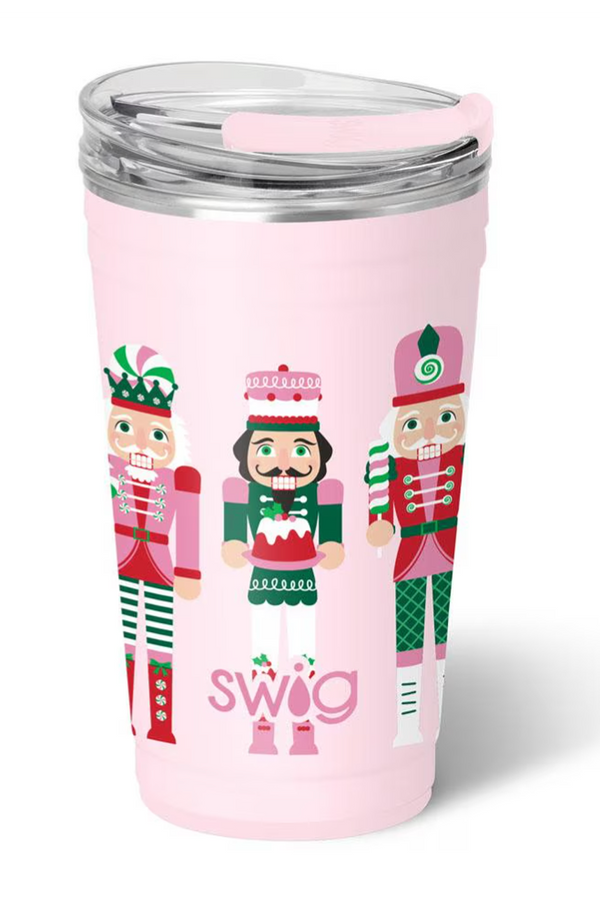 Swig Party Cup 24oz - Sugar Plum Soldiers