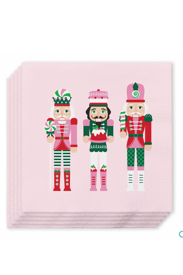 Cocktail Napkin Pack - Sugar Plum Soldiers