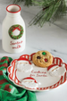 Whimsical Milk and Cookies for Santa Set