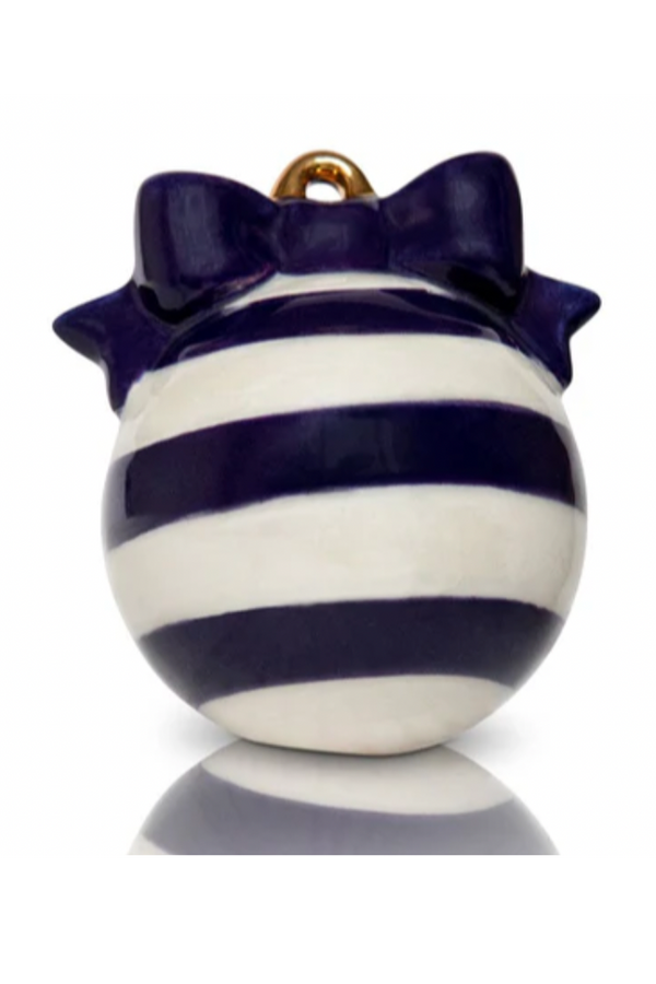 Nora Fleming Mini Attachment - Deck the Halls Blue Ornament