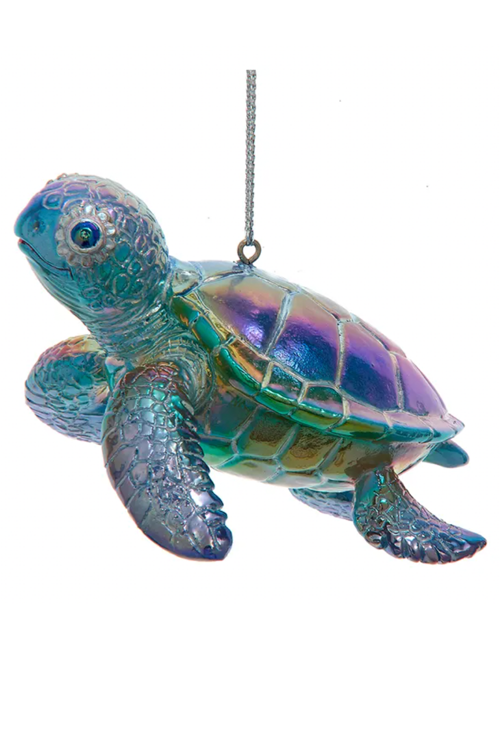 Funky Ornament - Colorful Sea Turtle