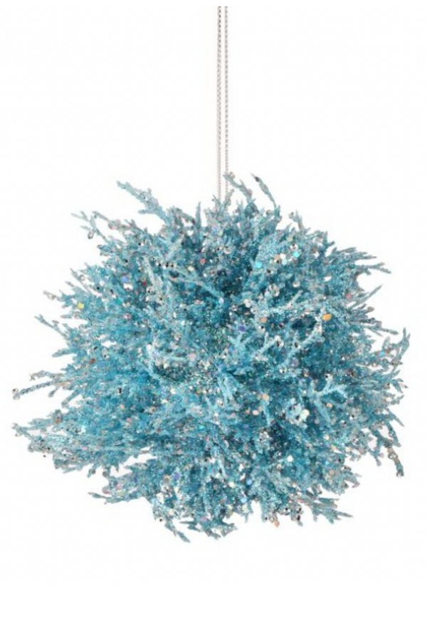 Funky Ornament - Coastal Coral Aqua