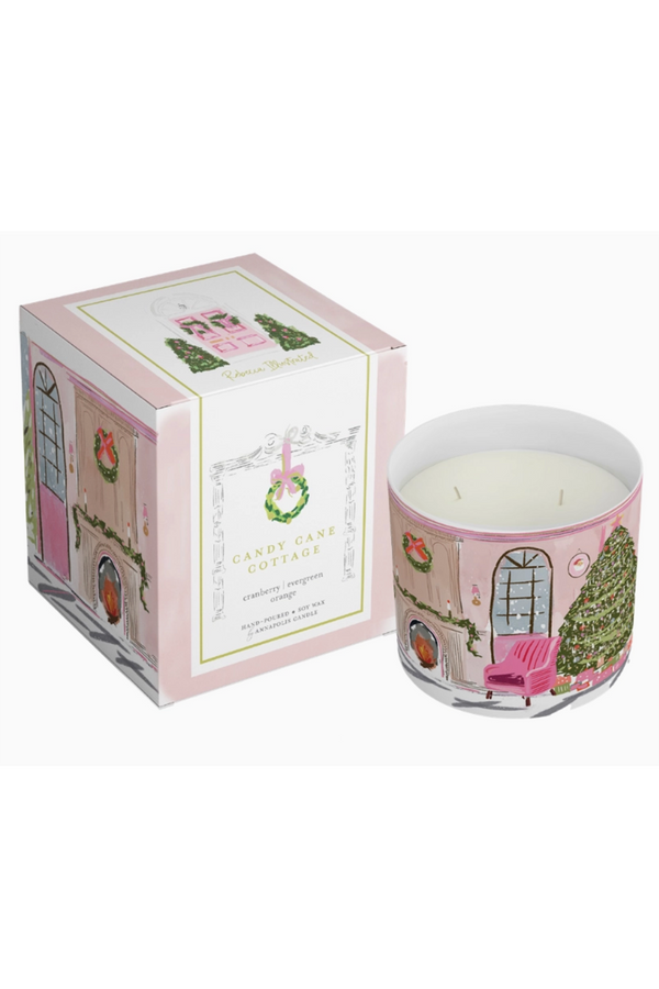2 Wick Boxed Annapolis Candle - Candy Cane Cottage