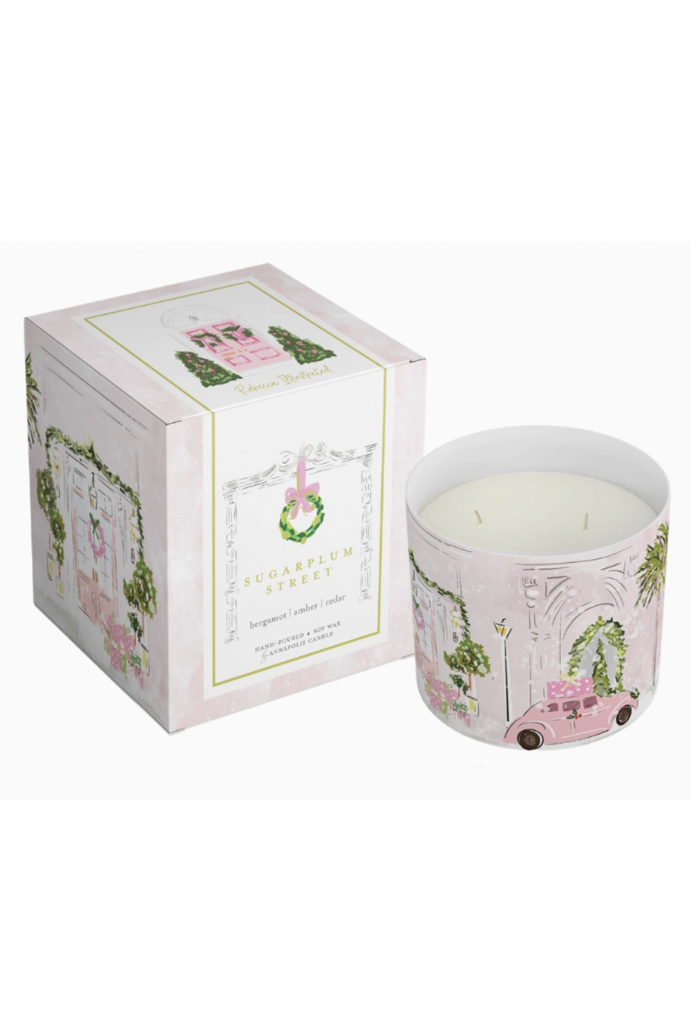 2 Wick Boxed Annapolis Candle - Sugar Plum Lane