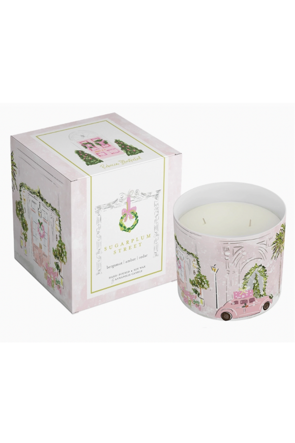 2 Wick Boxed Annapolis Candle - Sugar Plum Lane