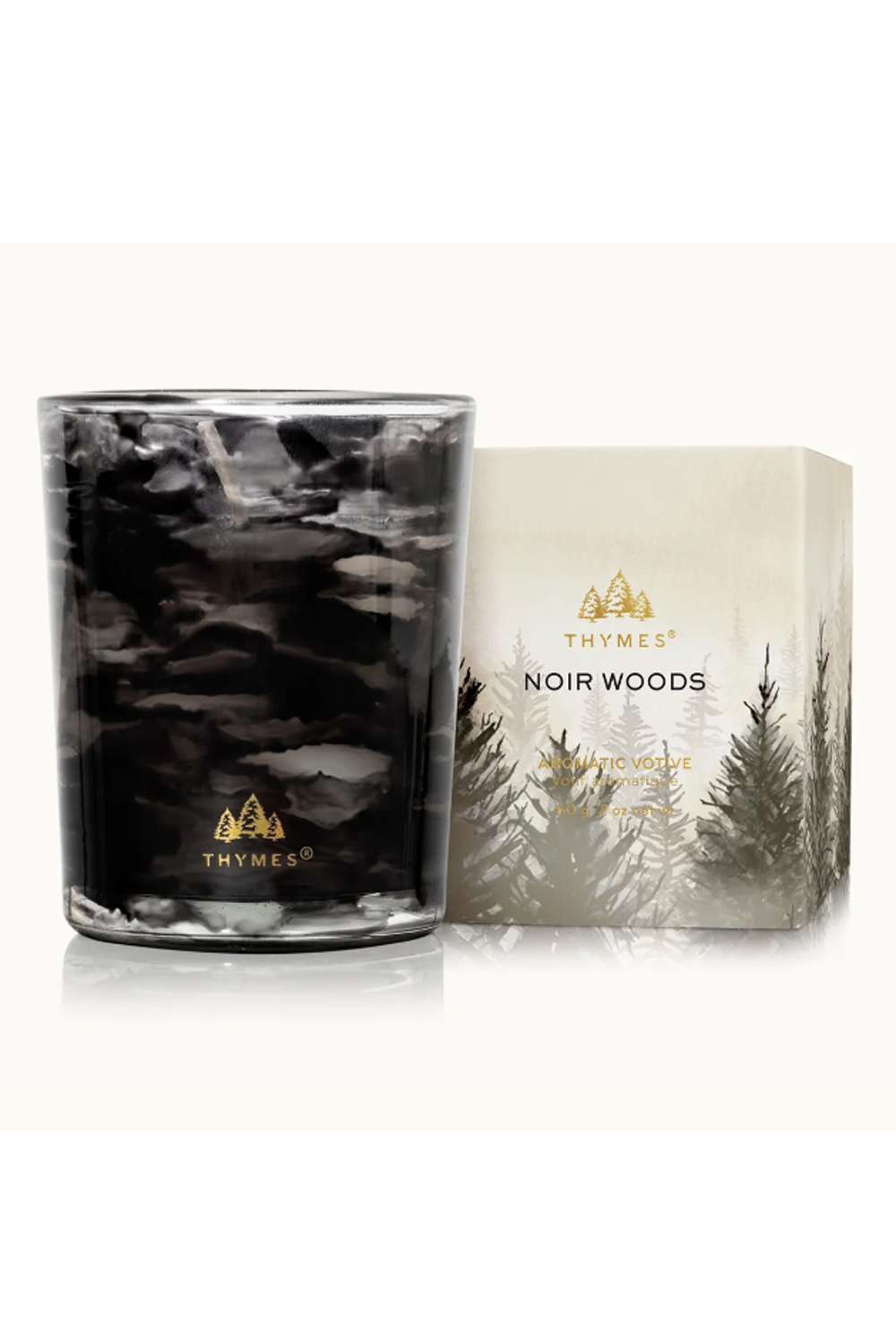 Noir Woods Votive Candle