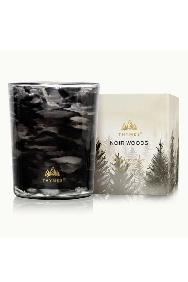 Noir Woods Votive Candle