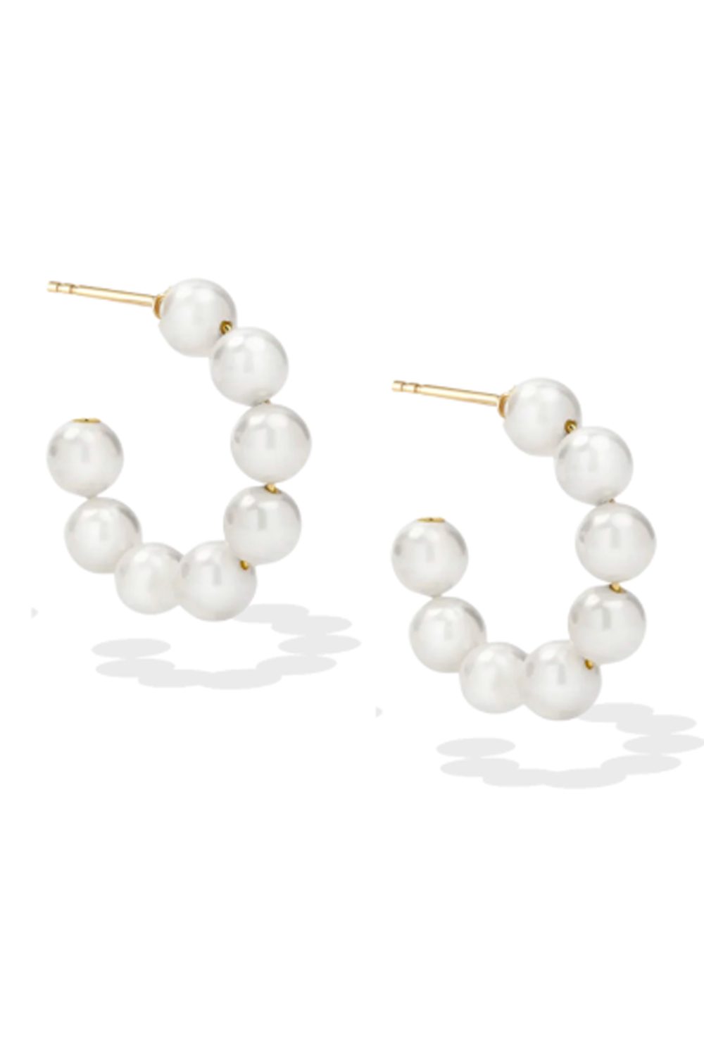 FH Earring -  Chunky Pearl Hoop