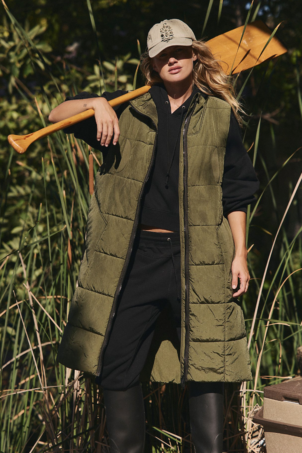 FP On The Move Packable Vest - Seagrass Green