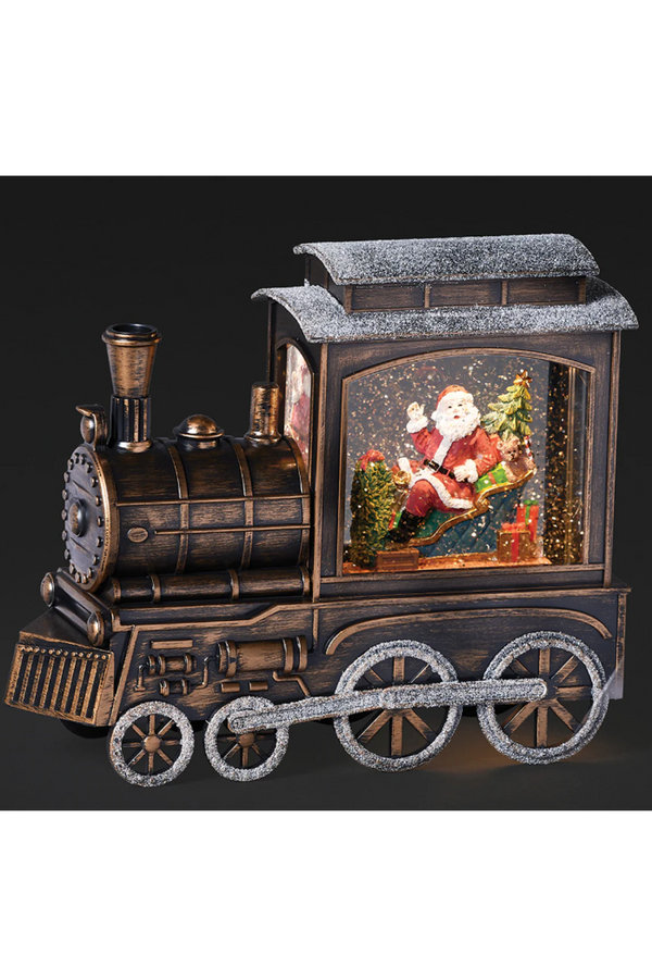 Lighted Dark Swirl Train