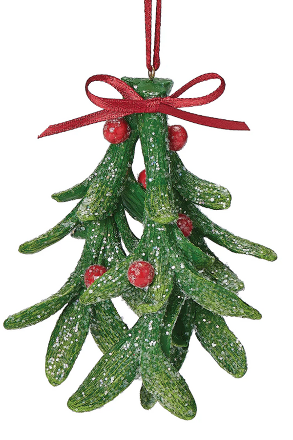 Resin Ornament - Hanging Mistletoe
