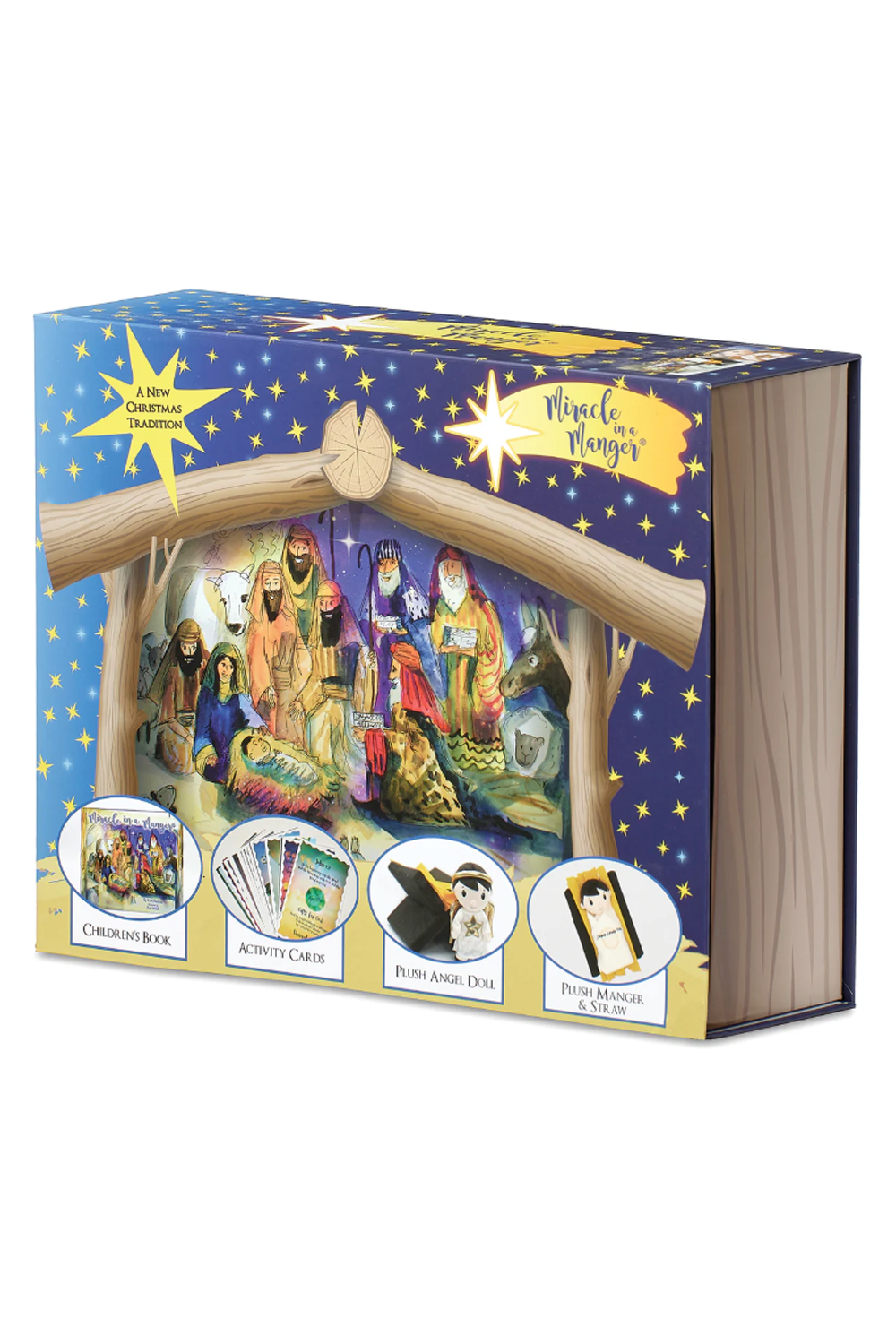 Miracle in a Manger with Book