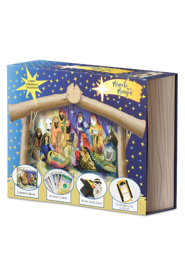 Miracle in a Manger with Book