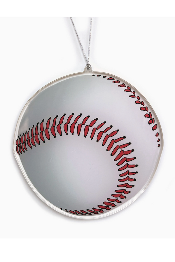 Acrylic Ornament - Baseball